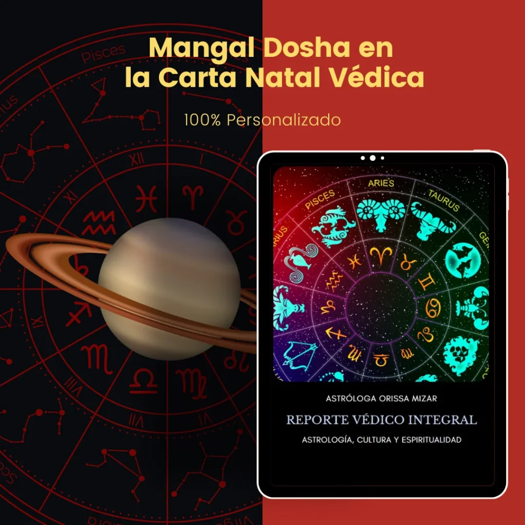 Mangal Dosha en la Carta Natal Védica