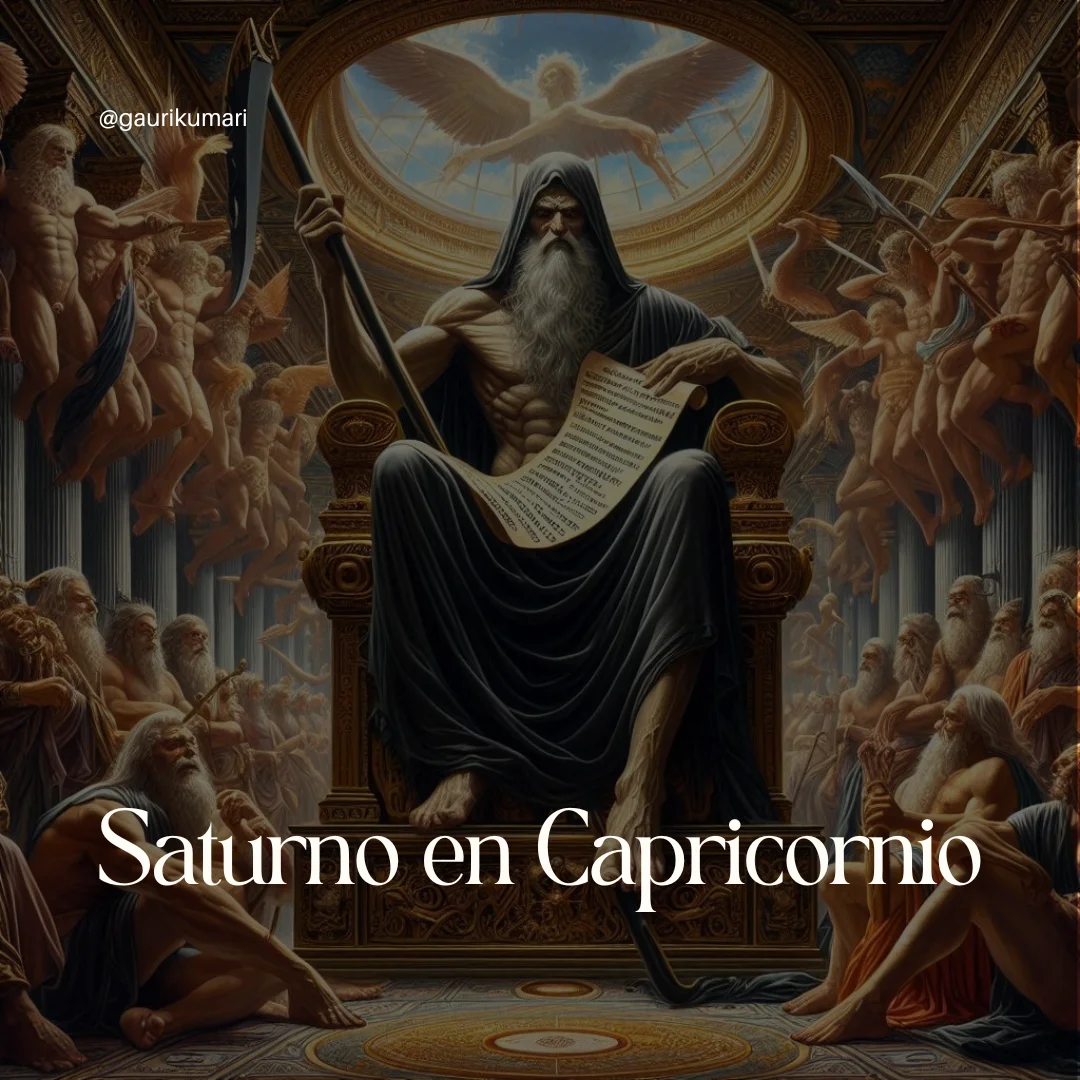 Saturno en Capricornio