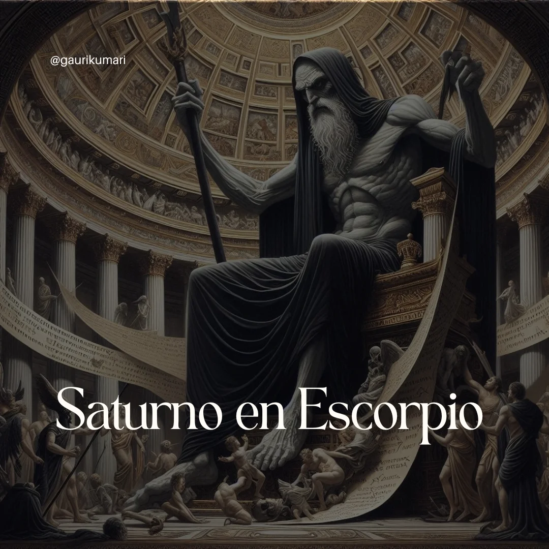 Saturno en Escorpio