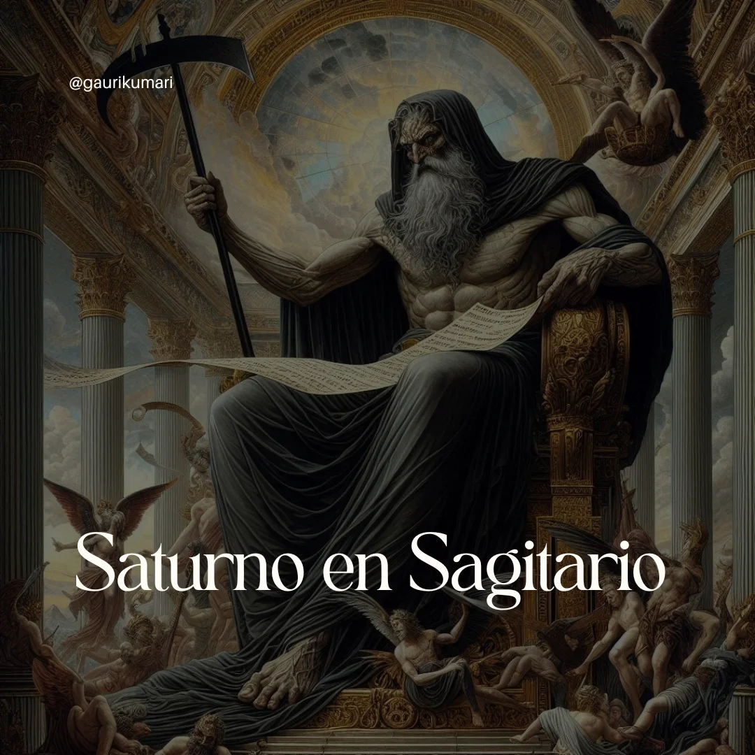 Saturno en Sagitario