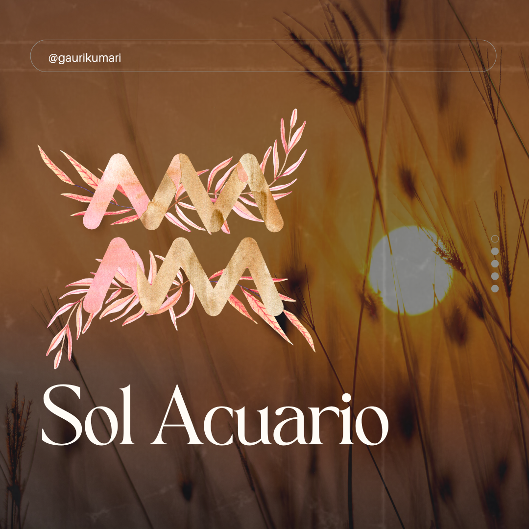 El Sol en Acuario