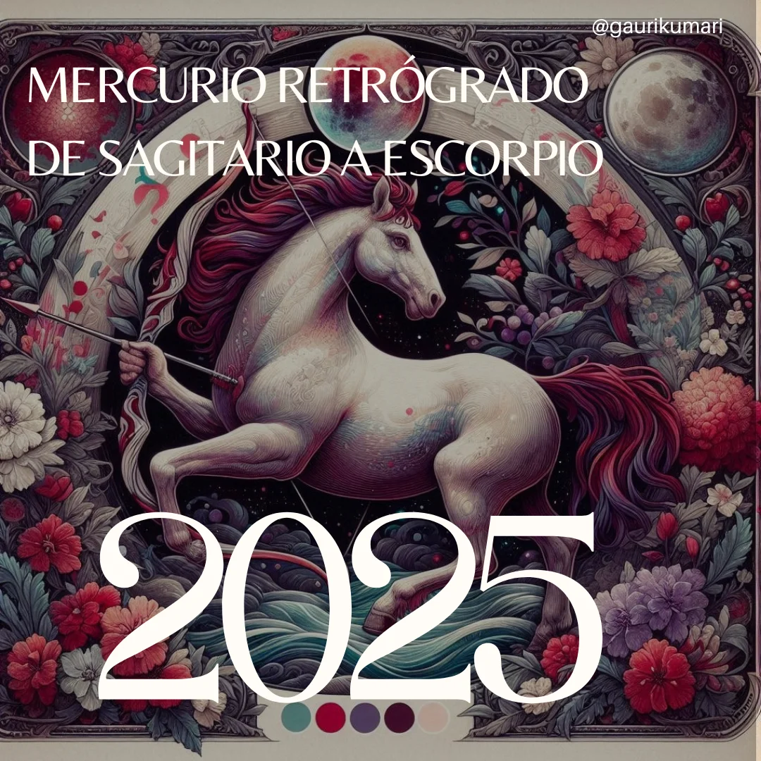 Mercurio Retrógrado de Sagitario a Escorpio 2025